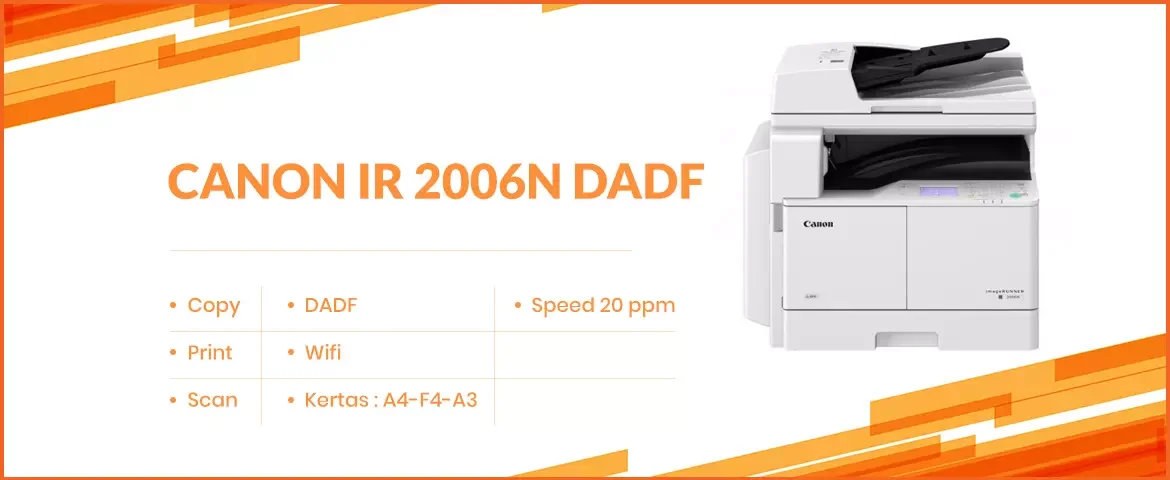 Banner mesin fotocopy 2006 dadf
