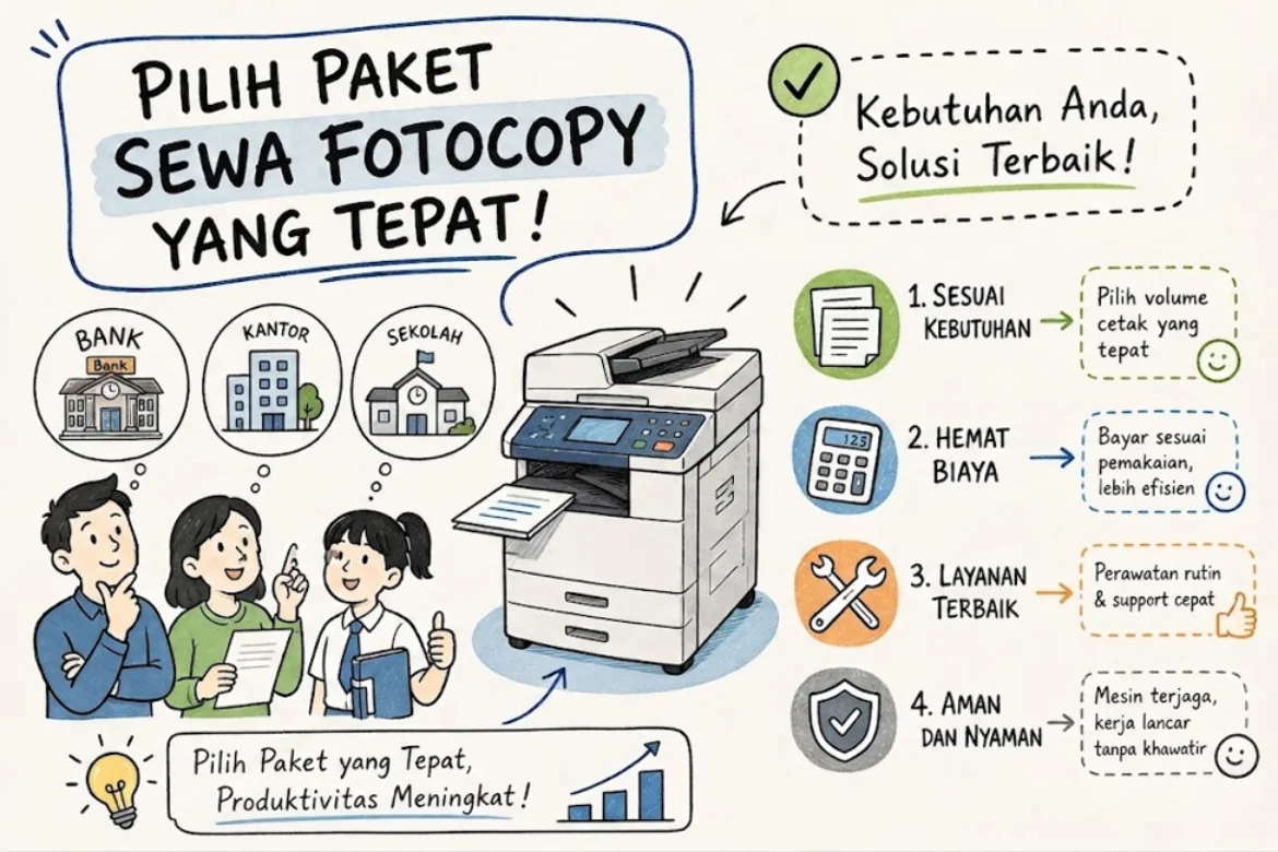 Pilih Paket Sewa Fotocopy Yang Tepat