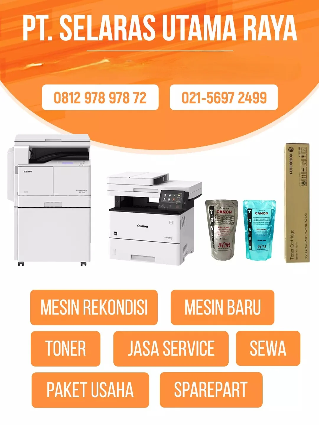 dealer resmi fotocopy canon dan fuji film