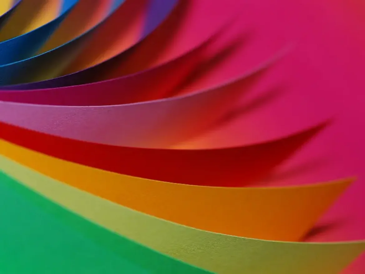 kumpulan kertas buffalo dalam berbagai warna